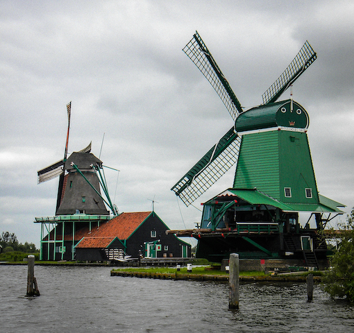 Zaanse Schans yel değirmenleri