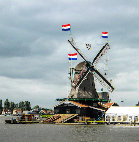 Zaanse Schans yel değirmenleri